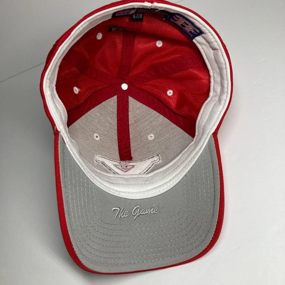 Youngstown State University Penguins Cap Hat Adult Fitted 6 7/8  Red Embroidered